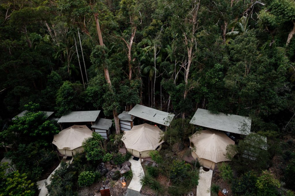 Glamping Tents Drone