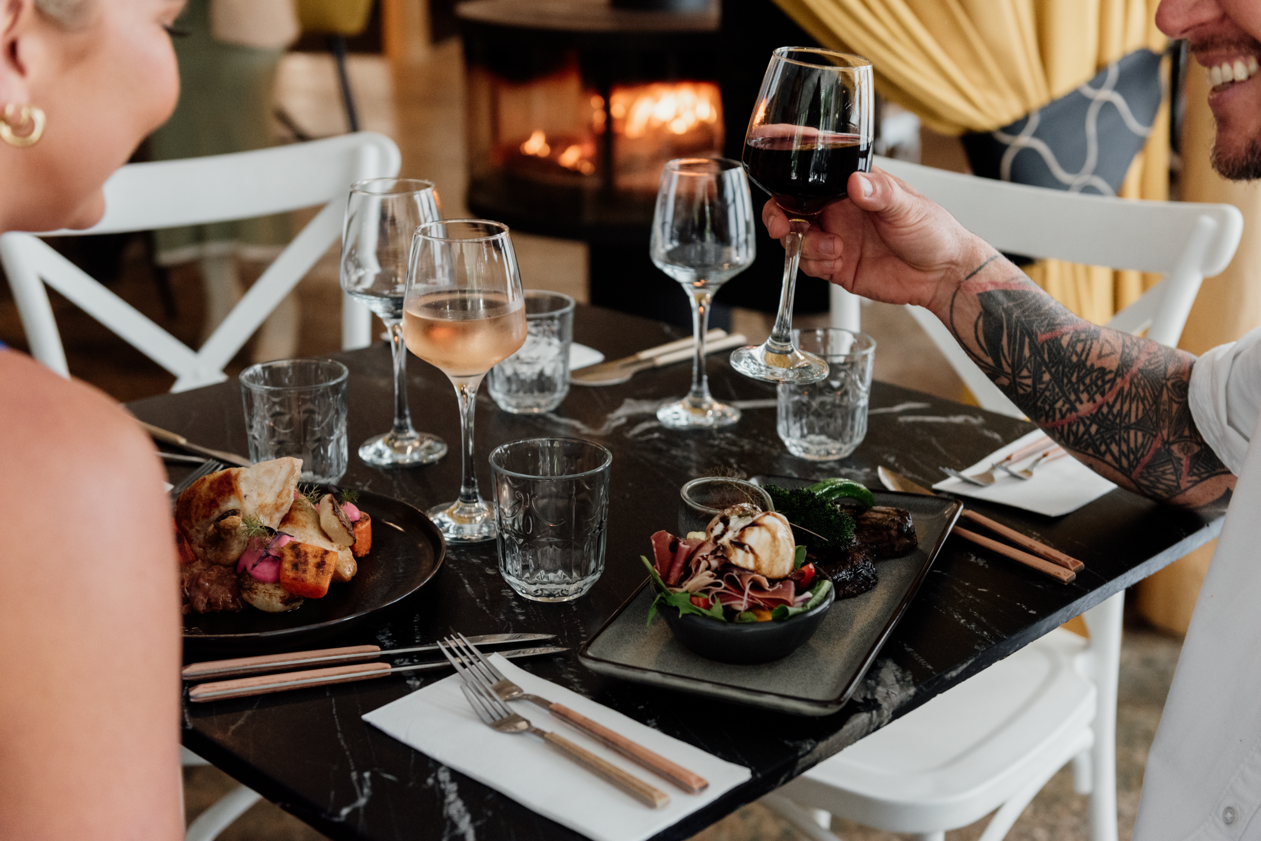 Evening dining at the Rainforest Restaurant